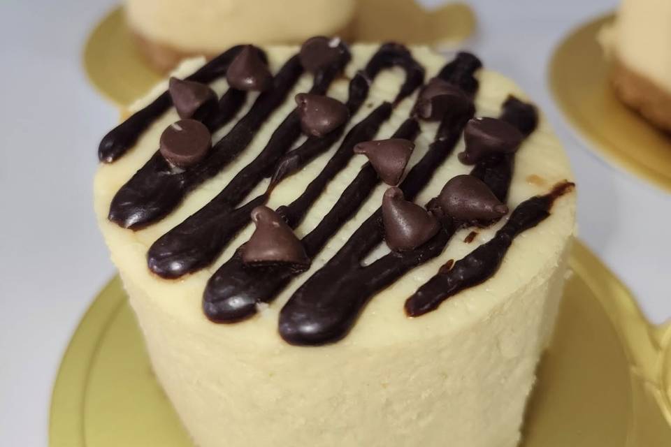 Mini pasteles de chocolate
