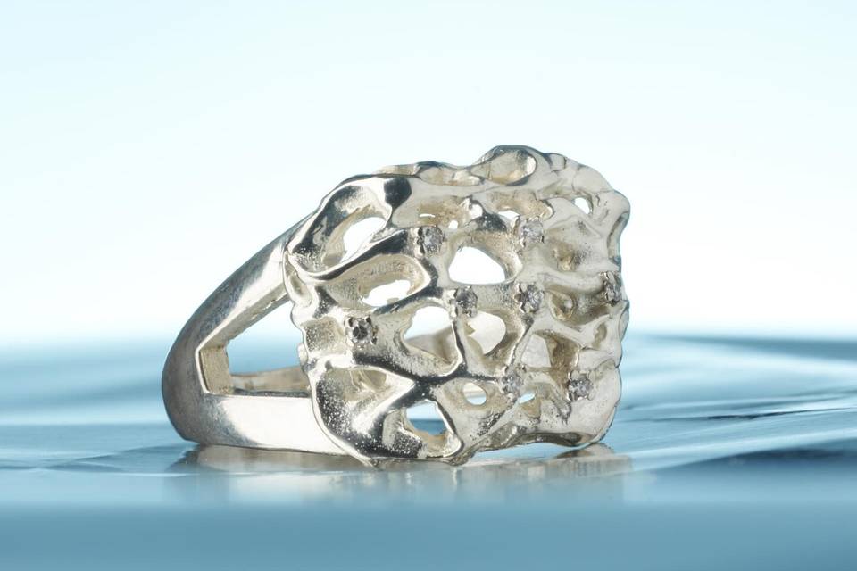 Anillo de plata