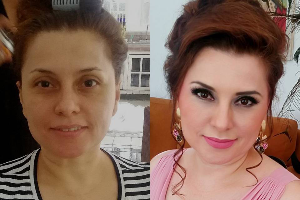 Dama antes y después