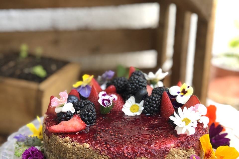 Cheesecake floral