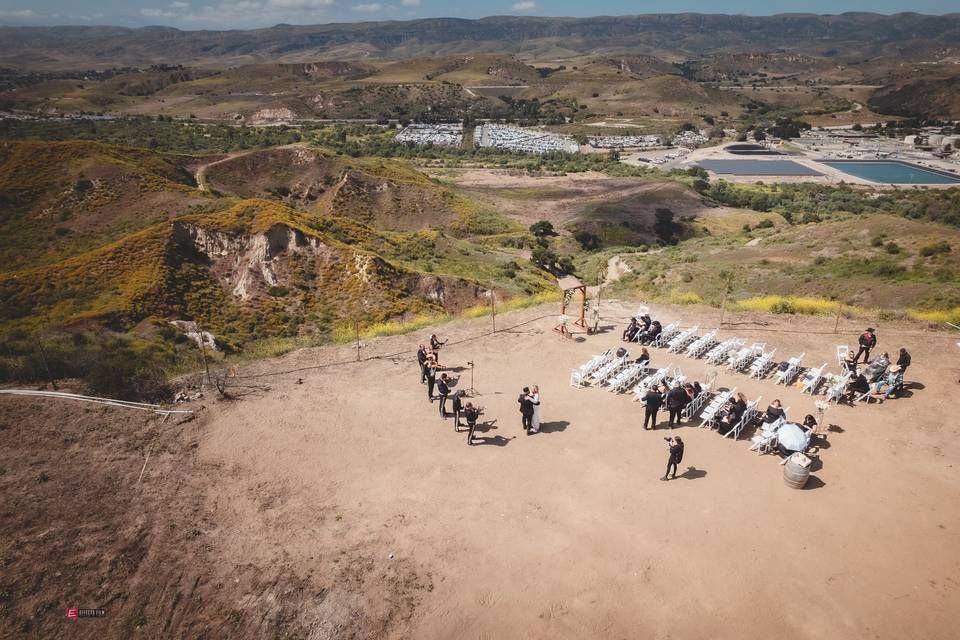 Dron y boda