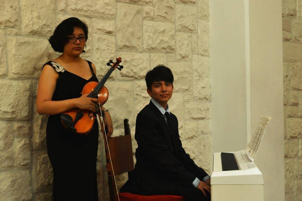 Violinista y pianista