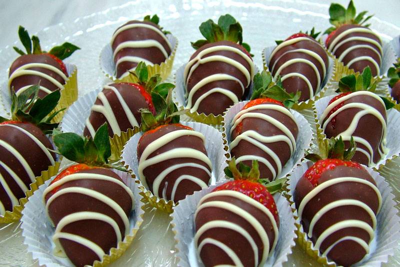 Fresas con chocolate