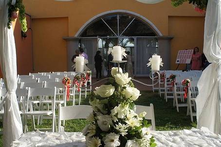 Boda en el jardín