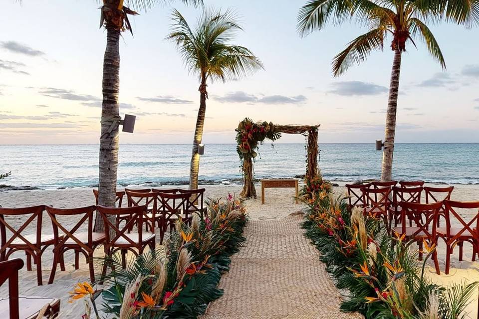 Boda en Xcaret