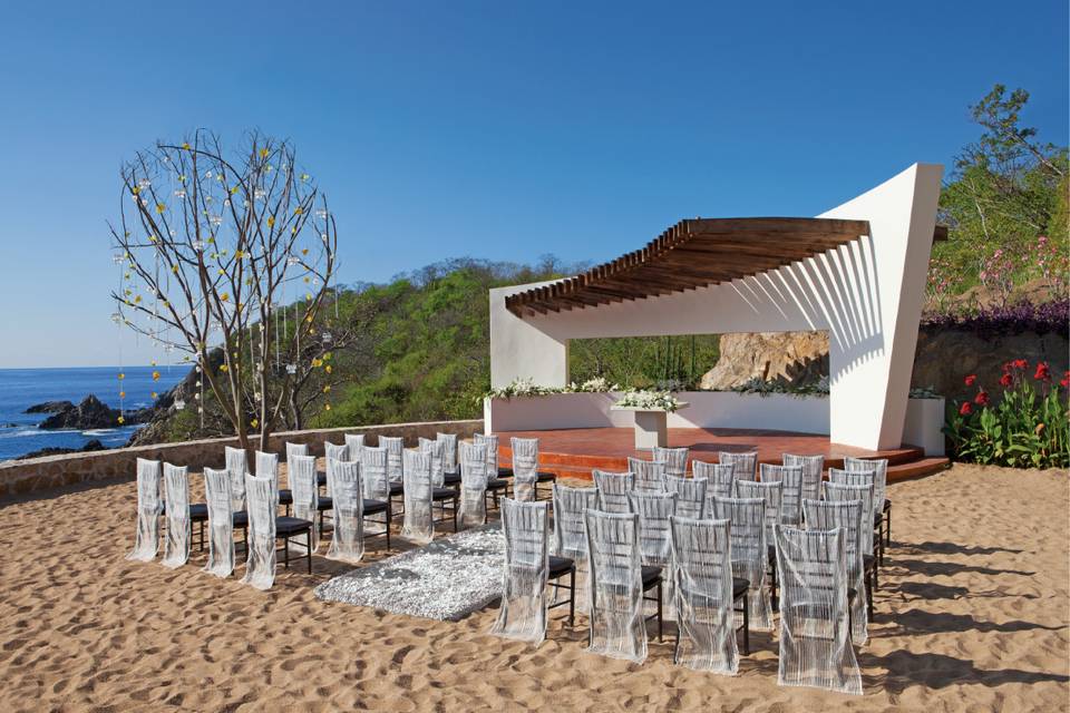 Ceremonia en Dreams Huatulco