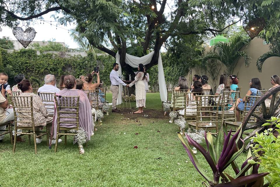 Bodas en jardín