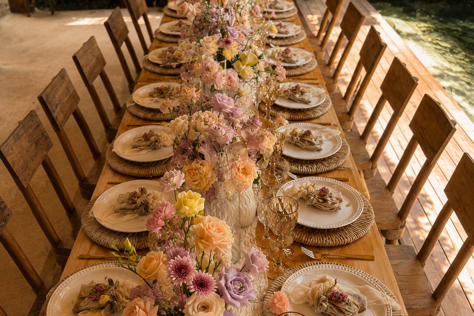 Mesa Imperial para Bodas