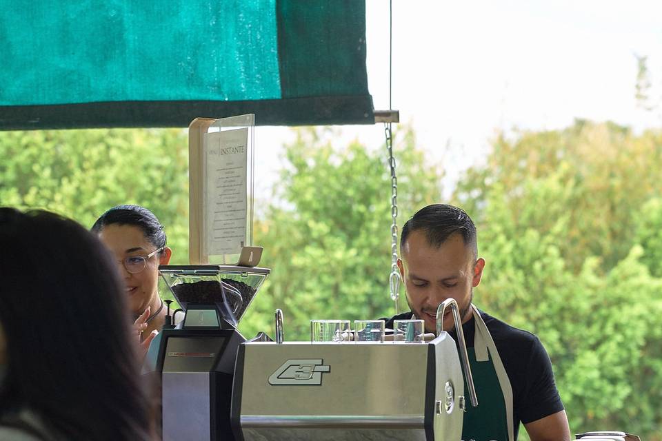 Café preparado al momento