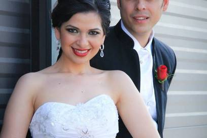 Foto de los novios