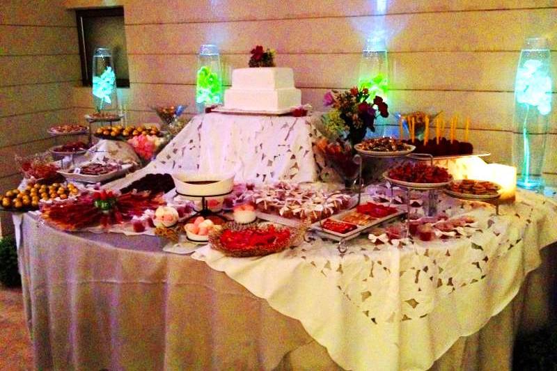 Mesas de dulces bodas