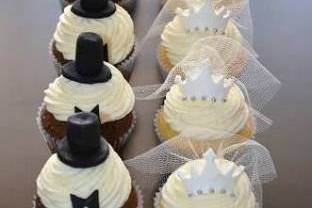 Cupcakes de fondant boda