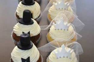 Cupcakes fondant boda