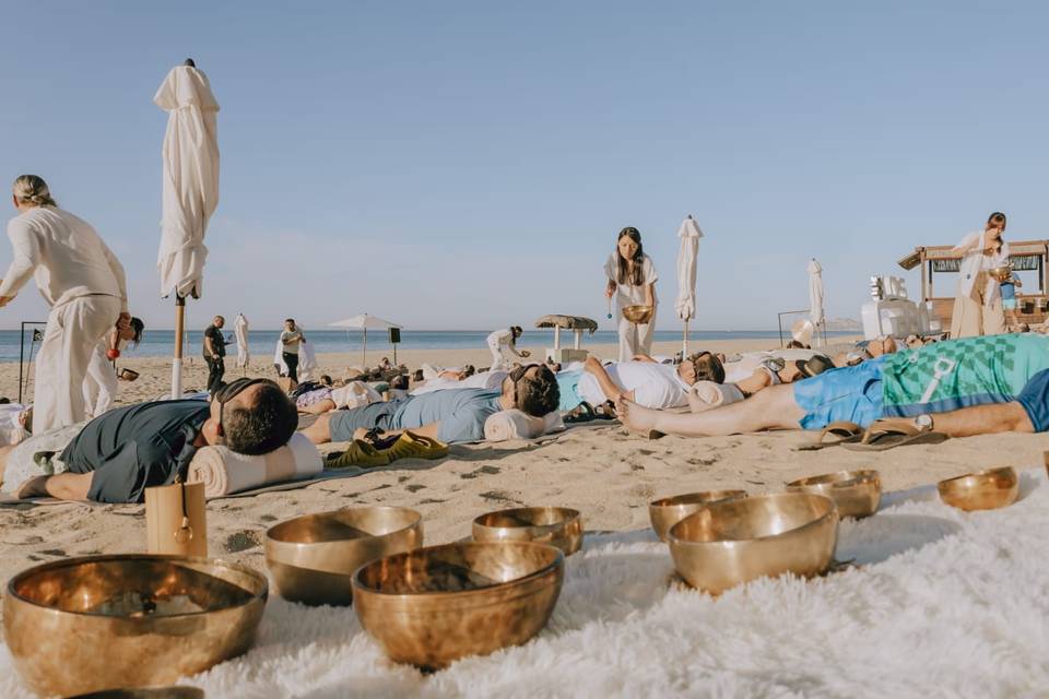 Sonoterapia en Playa