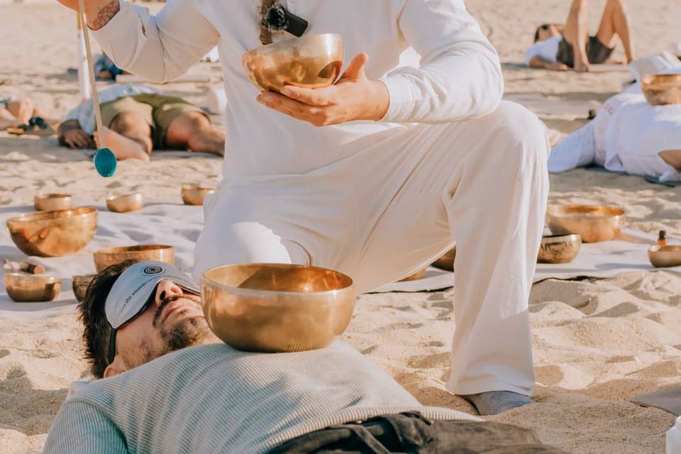 Sonoterapia en playa