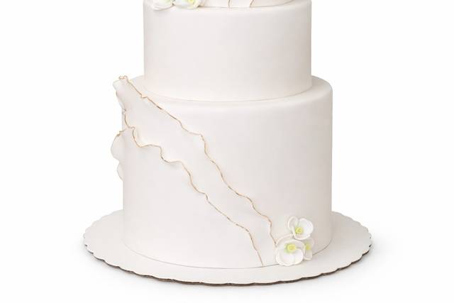 Pastel con base a doble altura