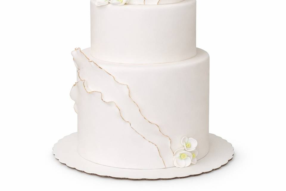 Pastel con base a doble altura