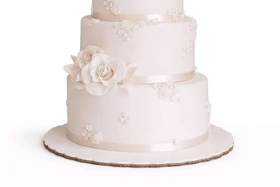 Pastel en tonos ivory
