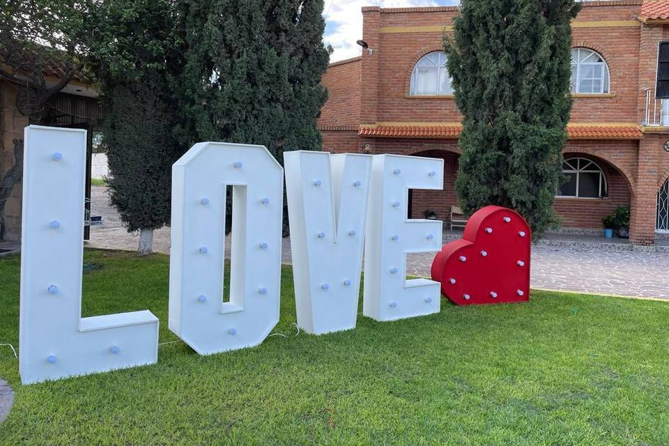 Letras gigantes