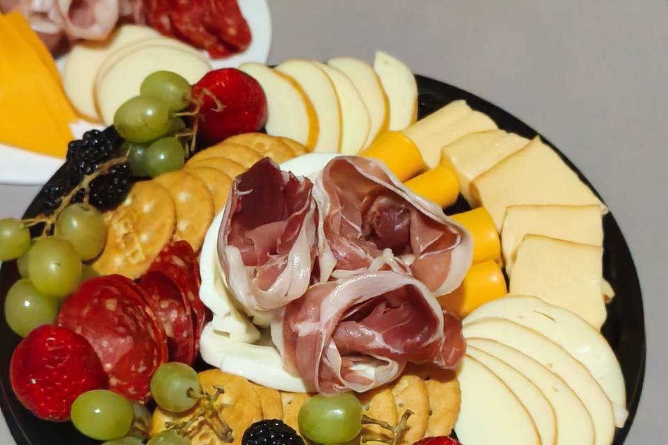 Fruta y quesos