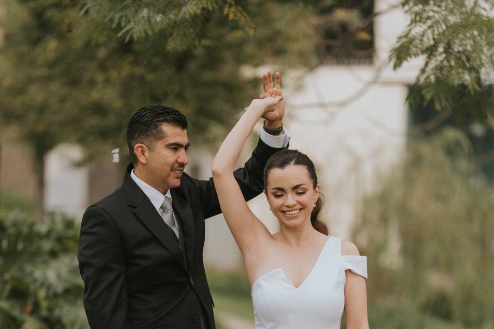 Boda al civil Katia y Robert