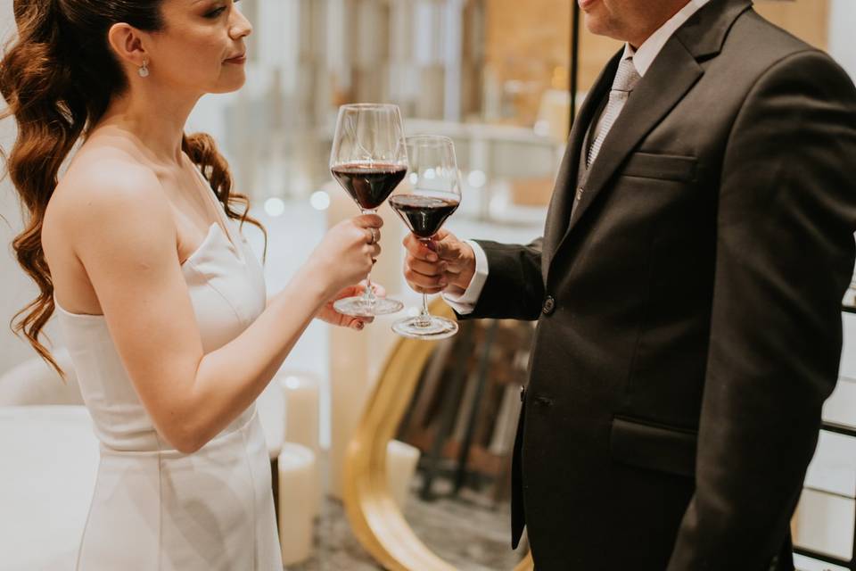 Boda al civil Katia y Robert