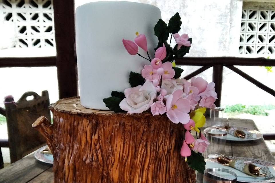 Pastel árbol de amor