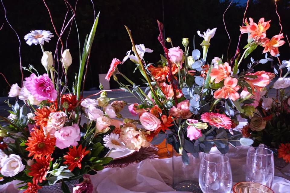 Arreglos florales para adornar eventos nupciales