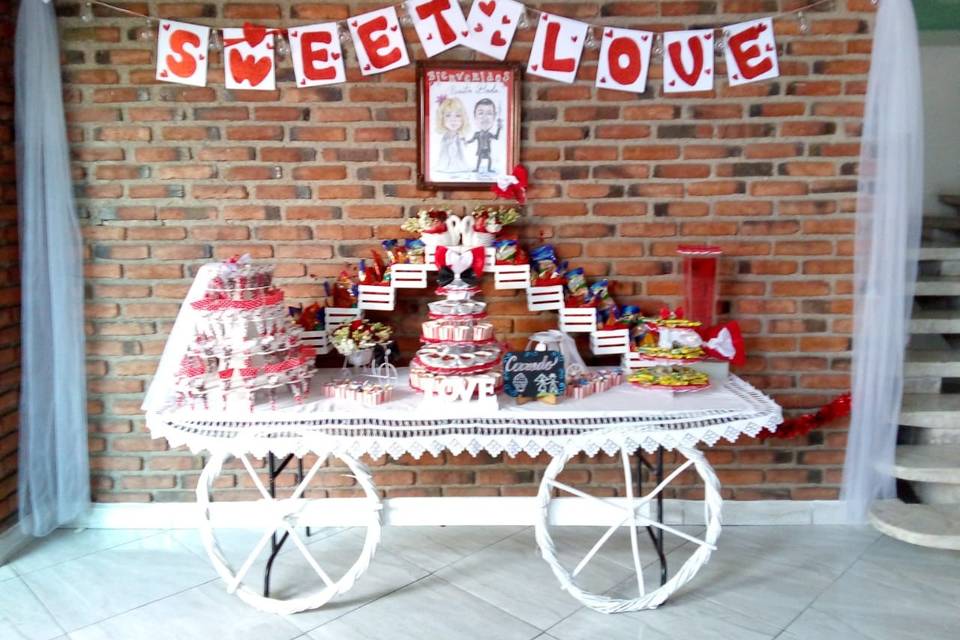 Candy bar boda