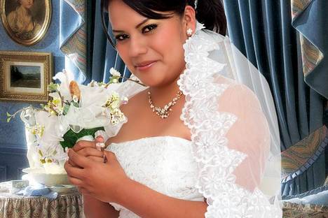 Novia en estudio