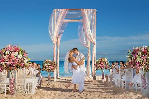 Boda en la playa