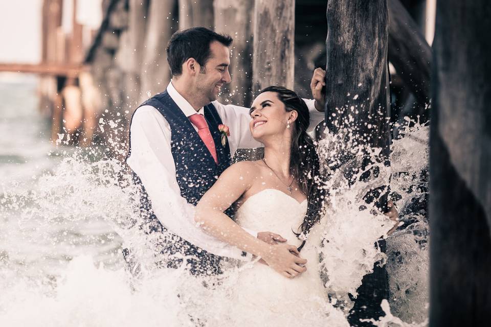 Trash the dress cancun