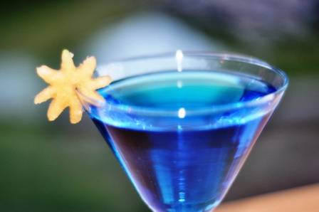 Blue martini mango