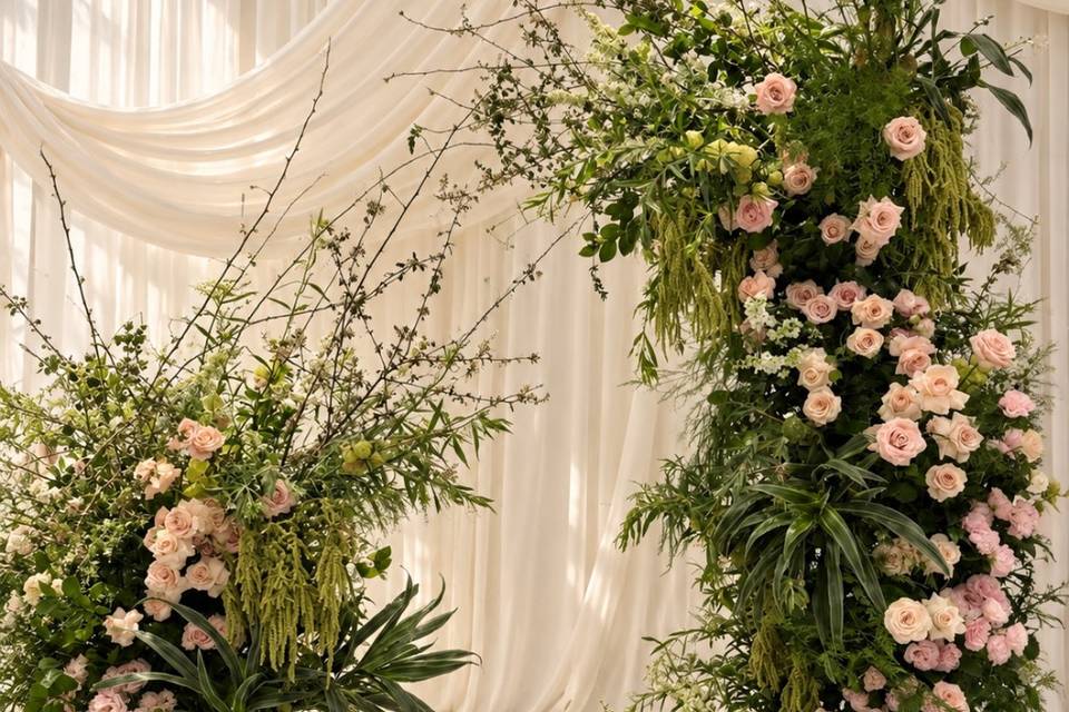 Instalación floral