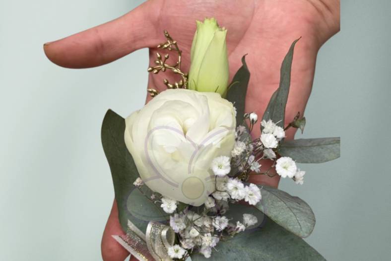 Bouttoniere en flor natural