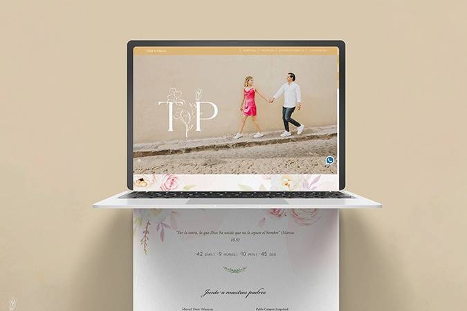 Página web de bodas