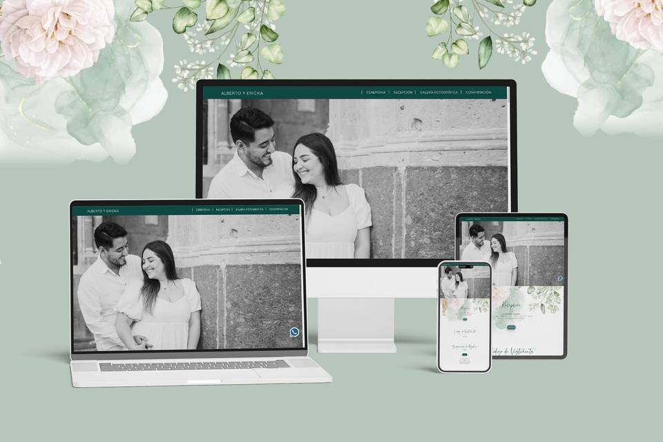 Página web de bodas