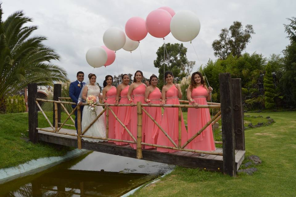 Globos damas de honor