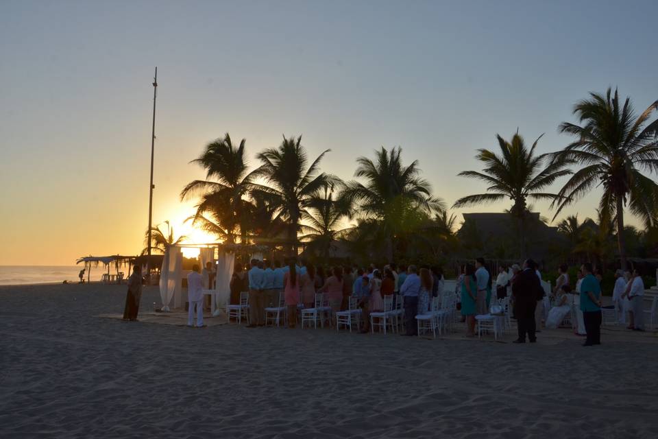 Boda en la playa