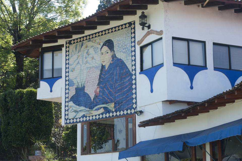 Mural en talavera