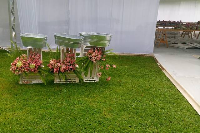 Recepción agua bendita