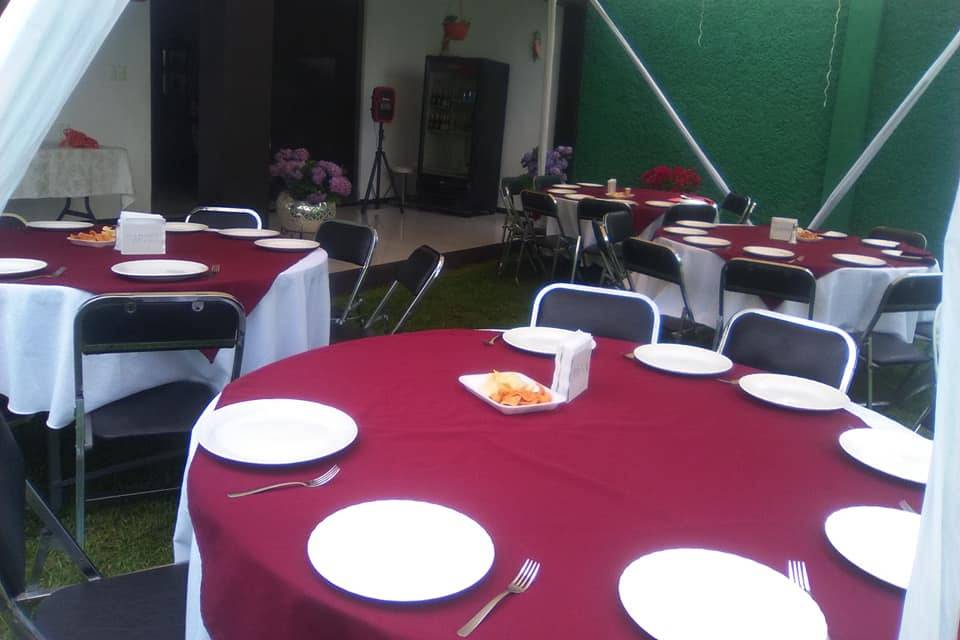 Evento en jardín