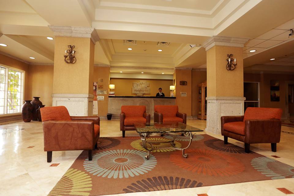 Sala de lobby hotel