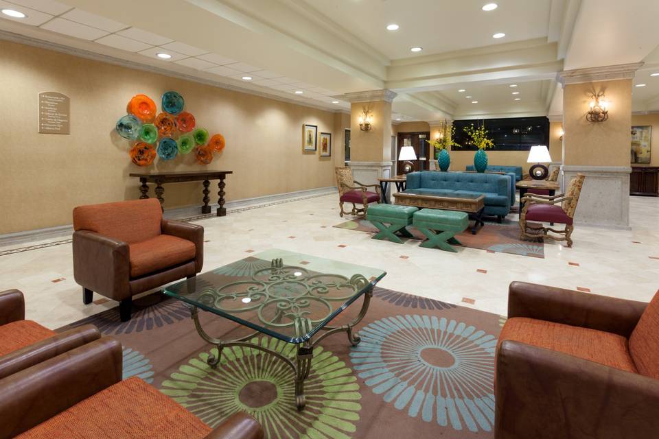 Sala de lobby hotel