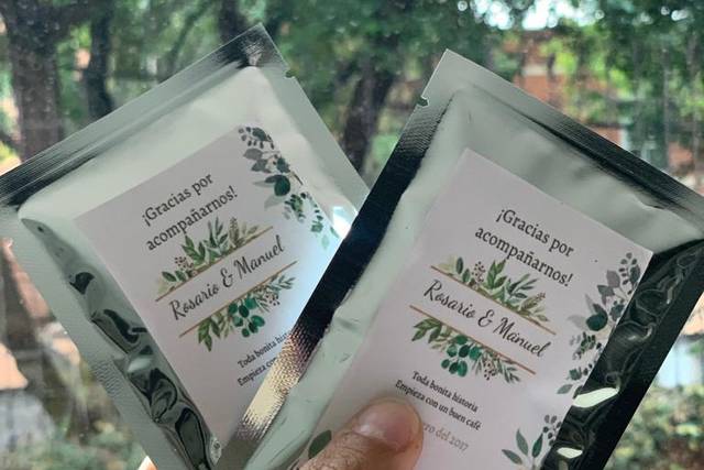 Sobres de café personalizados
