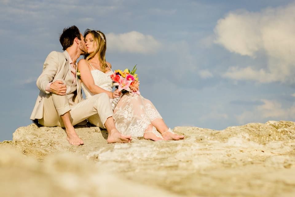 Fotografía de boda en playa