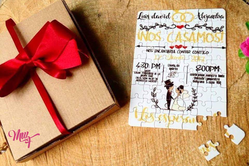 Rompecabezas de invitación