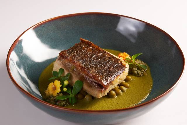 Pescado en pipián verde