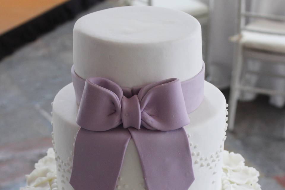 Pastel boda fondant