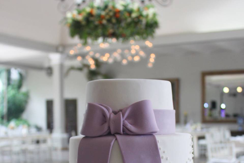 Pastel boda fondant